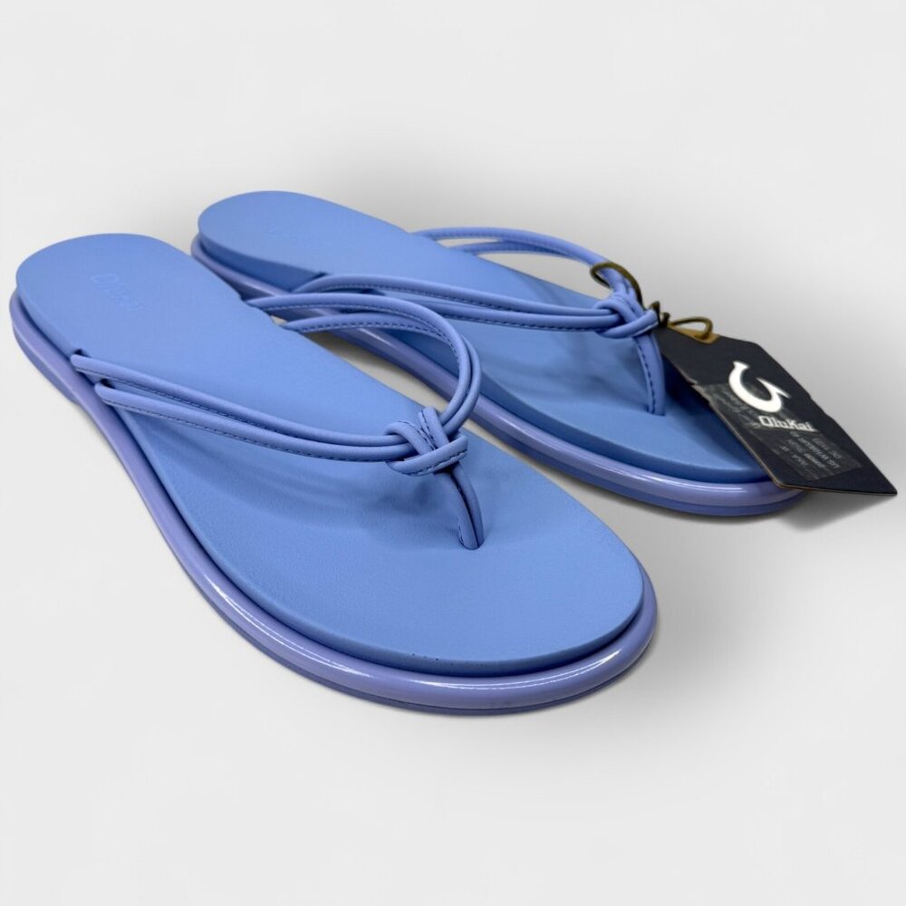 OluKai ‘Aka Women’s Flip-Flop Cloud Blue Size 9 B – New w/Tags, No Box